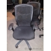 Black Fabric Mesh High Back Adjustable Rolling Task Chair